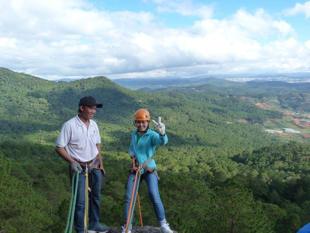 Hiking and Rappelling